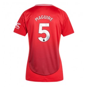 Manchester United Harry Maguire #5 Hemmatröja Kvinnor 2024-25 Kortärmad